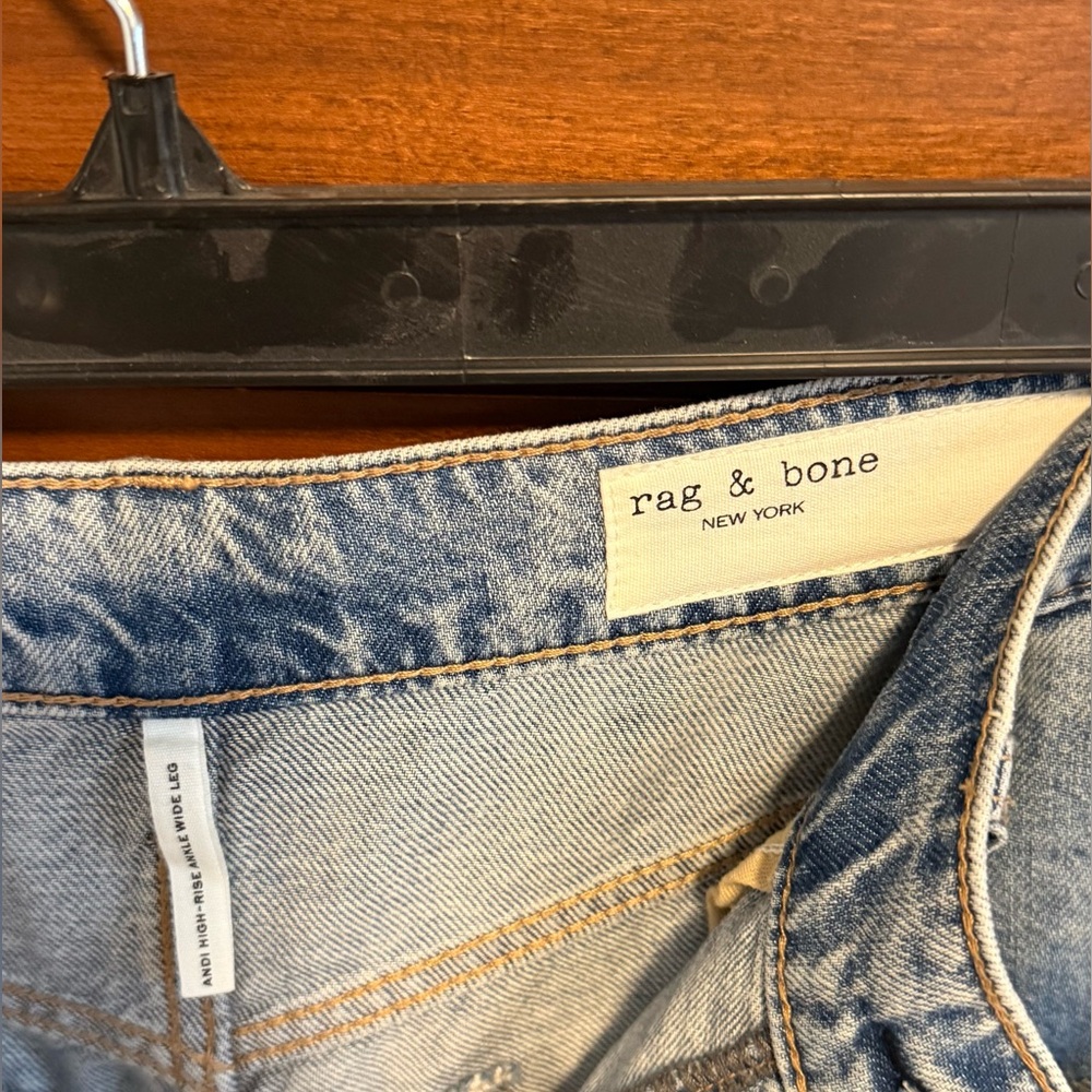 rag & bone Featherweight Andi High Waist. Beacon color - Picture 2 of 6